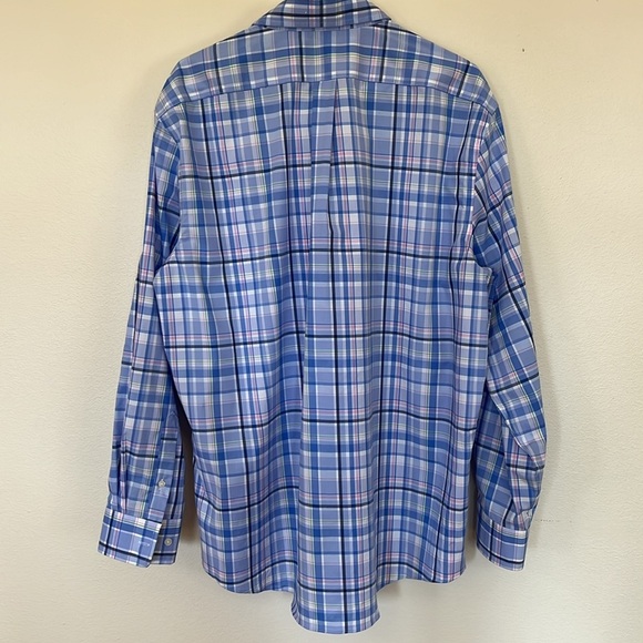 Lauren Ralph Lauren Black Label men’s long sleeve plaid button down size 2XL - Picture 5 of 10